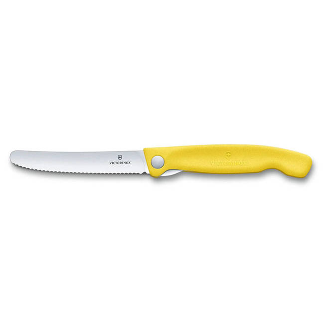 Nóż składany do warzyw i owoców Swiss Classic Victorinox - yellow