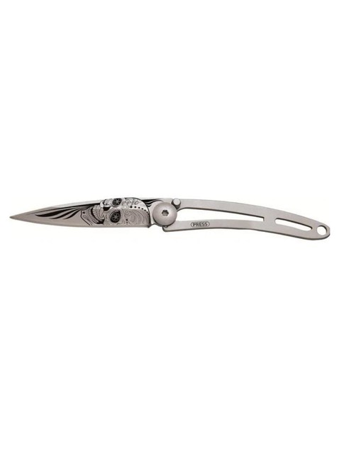 Nóż składany z linką Deejo Pocket Knife Naked 15 g - latino skull