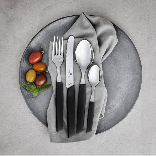 Nóż ząbkowany stołowy / do pomidorów Swiss Modern Victorinox - black