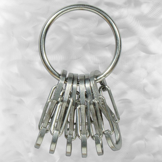 O-ring do kluczy S-Biner KeyRing Steel Nite Ize - stalowy