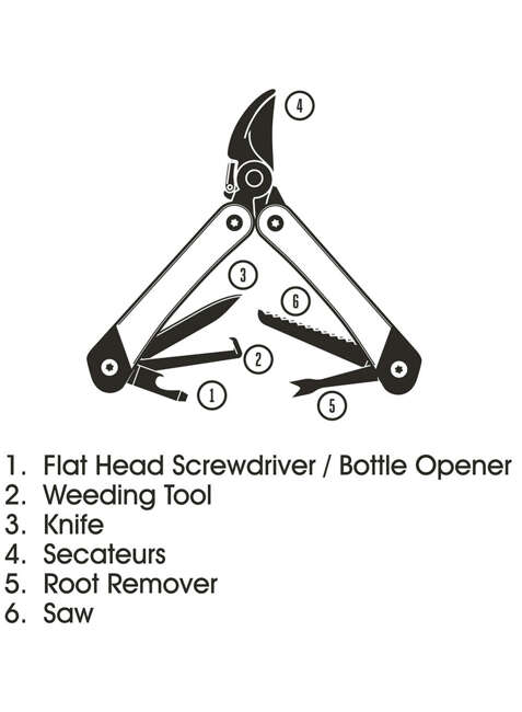 Ogrodowe narzędzie wielofunkcyjne Gentlemen's Hardware Garden Multi-Tool