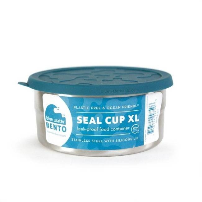 Okrągły pojemnik / śniadaniówka ECOlunchbox Seal Cup XL™ 769 ml - dark teal 