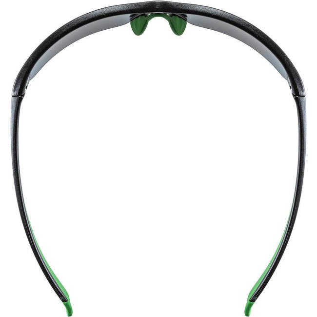 Okulary Uvex Sportstyle 215 - black mat / green