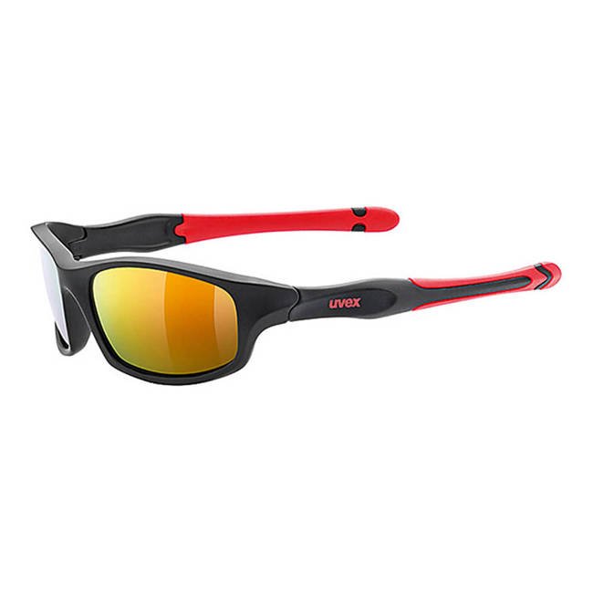 Okulary dziecięce Uvex Sportstyle 507 - black mat/red