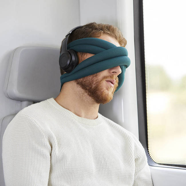 Opaska na oczy Ostrichpillow LOOP - blue reef