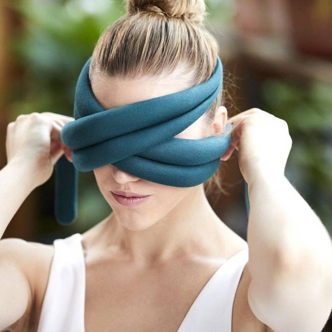 Opaska na oczy Ostrichpillow LOOP - blue reef