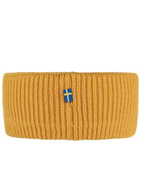 Opaska zimowa Fjallraven 1960 Logo Headband - mustard yellow