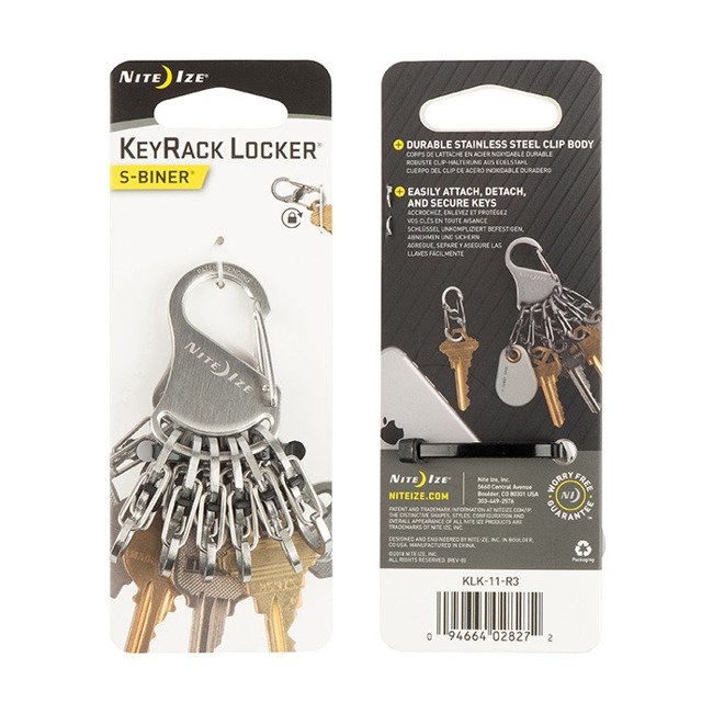 Organizer do kluczy KeyRack Locker® Steel - S-Biner® Nite Ize - stalowy