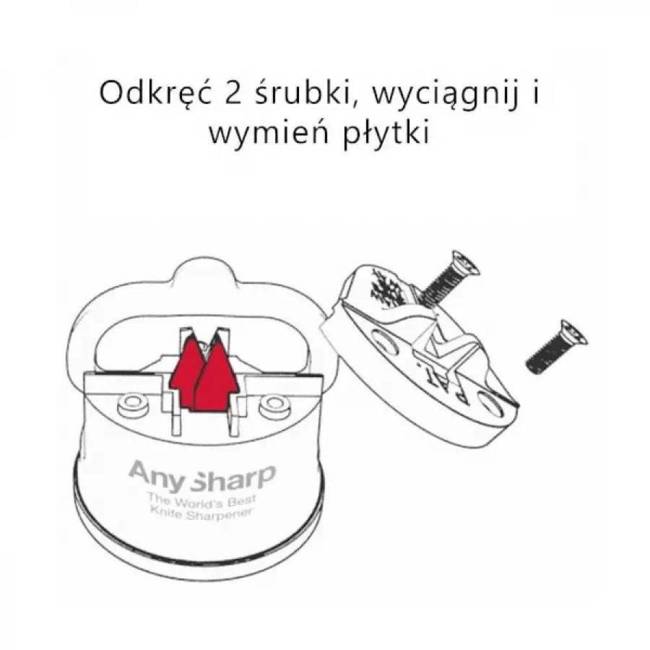 Ostrzałka do noży AnySharp PRO - wolfram