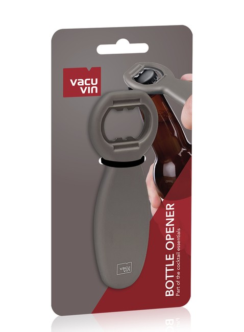 Otwieracz do butelek Vacu Vin Bottle Opener | Crown Corks - grey