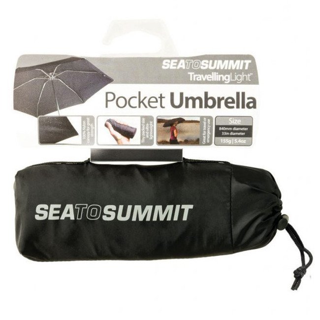 Parasol Sea to Summit Travelling Light Mini - black