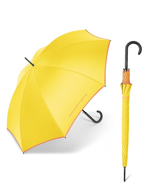 Parasol długi automatyczny Benetton Long AC - cyber yellow