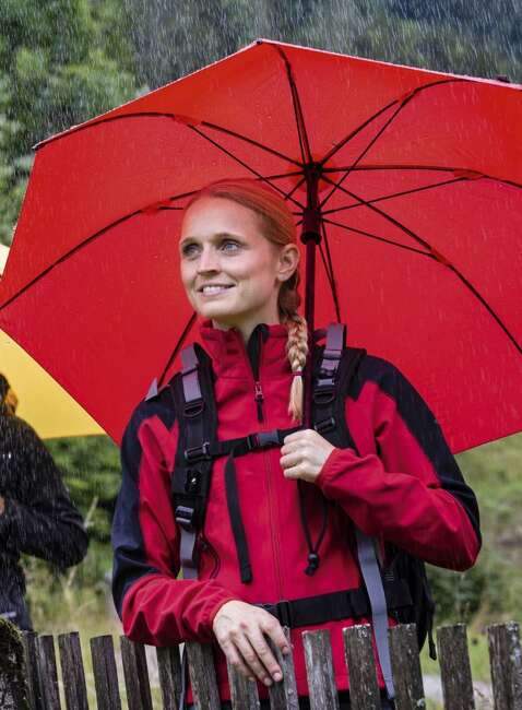 Parasol turystyczny Euroschirm Birdiepal Outdoor - red