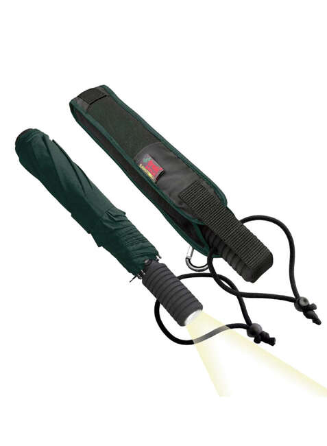 Parasol turystyczny Euroschirm Light Trek Automatic Flashlite - dark green