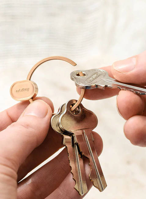 Pierścień do kluczy Orbitkey Ring v2 - rose gold