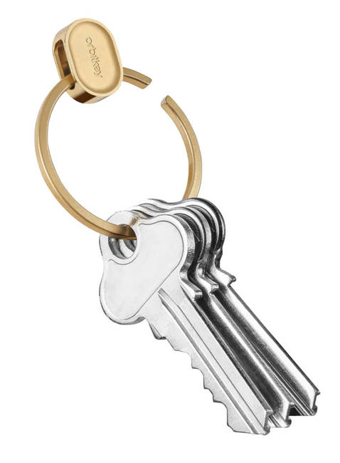 Pierścień do kluczy brelok Orbitkey Ring v2 - yellow gold