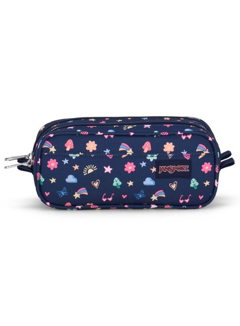 Piórnik dwukomorowy JanSport Large Accessory Pouch - slice of fun