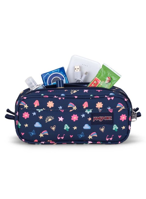 Piórnik dwukomorowy JanSport Large Accessory Pouch - slice of fun