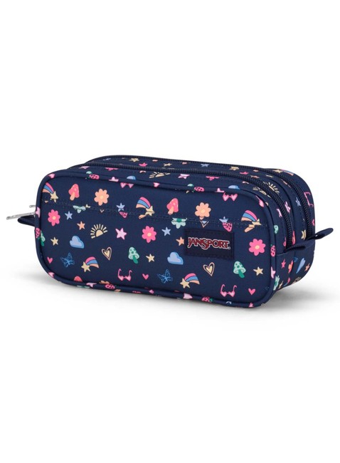 Piórnik dwukomorowy JanSport Large Accessory Pouch - slice of fun