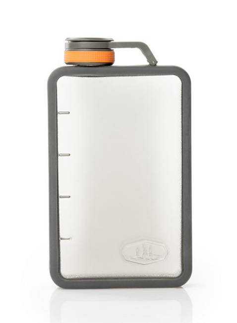 Płaska butelka piersiówka GSI Outdoors Boulder 10 Flask - graphite