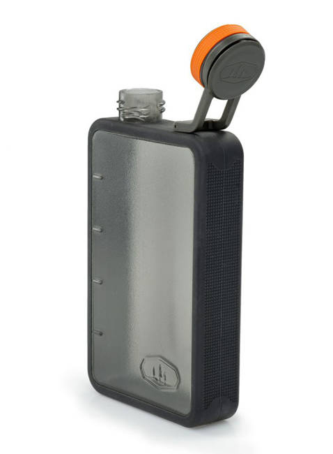 Płaska butelka piersiówka GSI Outdoors Boulder 10 Flask - graphite