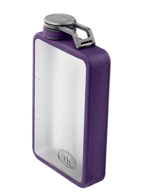 Płaska butelka piersiówka GSI Outdoors Boulder 6 Flask - purple