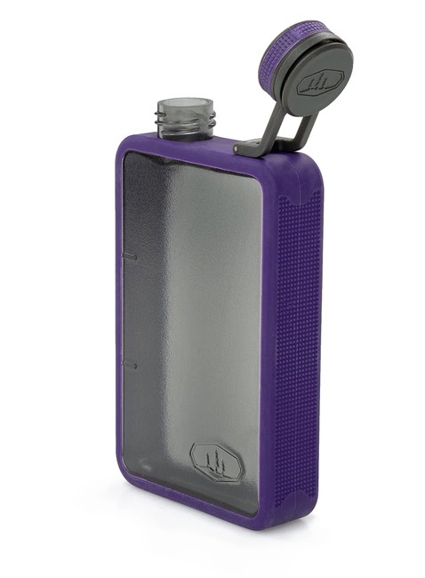 Płaska butelka piersiówka GSI Outdoors Boulder 6 Flask - purple