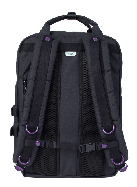 Plecak Doughnut Macaroon Large Happy Camper - black