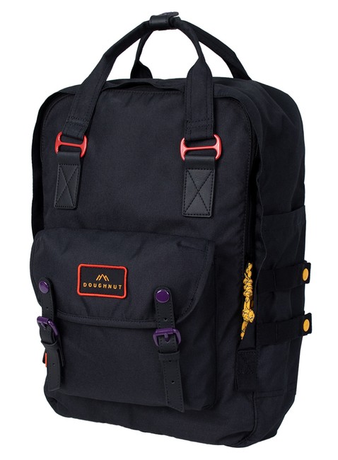 Plecak Doughnut Macaroon Large Happy Camper - black