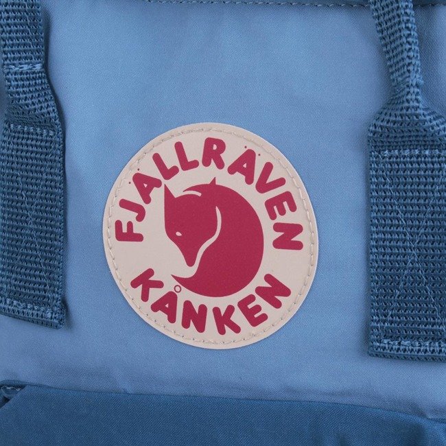 Plecak Fjallraven Kanken Mini Save the Arctic Fox - lake blue/air blue