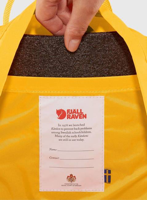 Plecak Fjallraven Kanken Mini - ochre / confetti pattern