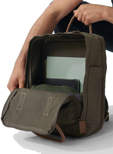 Plecak Fjallraven Kanken No. 2 Laptop 15 - dark olive