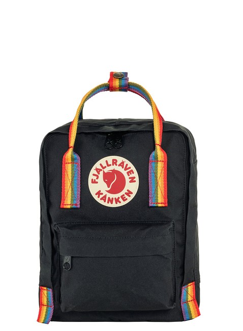 Plecak Fjallraven Kanken Rainbow Mini -black / rainbow pattern