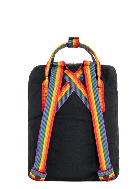 Plecak Fjallraven Kanken Rainbow Mini -black / rainbow pattern