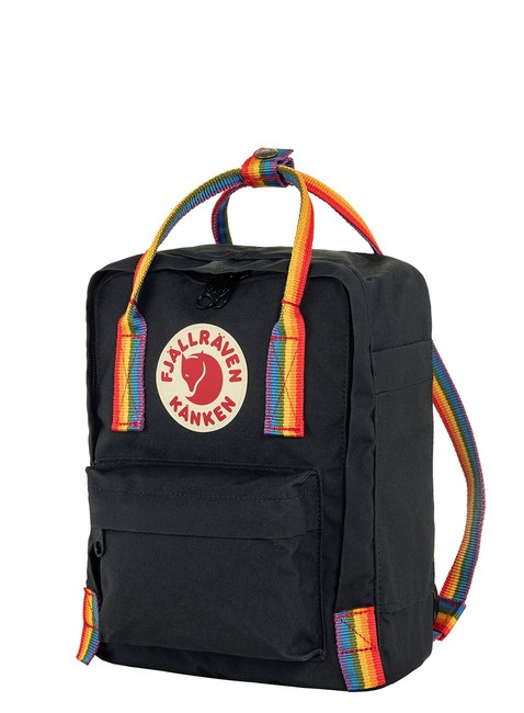 Plecak Fjallraven Kanken Rainbow Mini -black / rainbow pattern