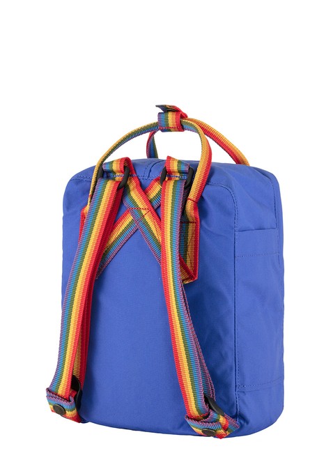 Plecak Fjallraven Kanken Rainbow Mini - cobalt blue / rainbow pattern