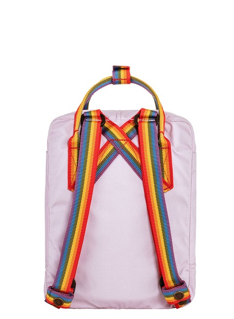 Plecak Fjallraven Kanken Rainbow Mini - pastel lavender / rainbow pattern