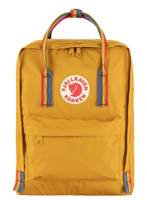 Plecak Fjallraven Kanken Rainbow - ochre / rainbow pattern