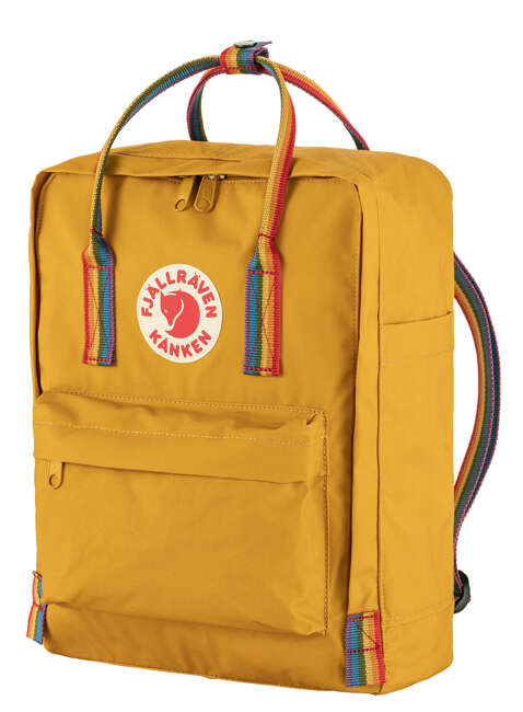 Plecak Fjallraven Kanken Rainbow - ochre / rainbow pattern