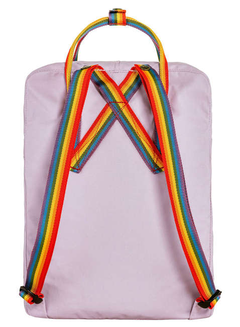Plecak Fjallraven Kanken Rainbow - pastel lavender / rainbow pattern