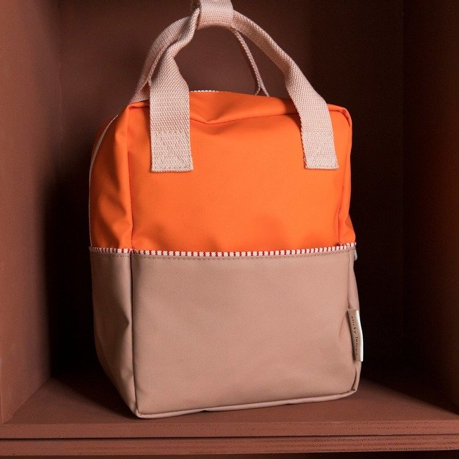 Plecak Sticky Lemon Small Backpack Colourblocking - royal orange