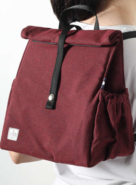 Plecak The Lunch Bags Lunchpack - cabernet