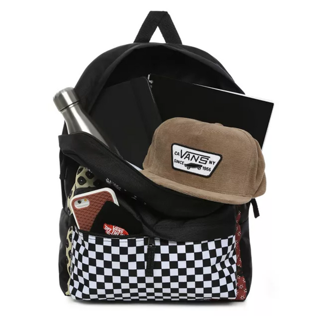 Plecak Vans Realm Classic - floral patchwork + piórnik