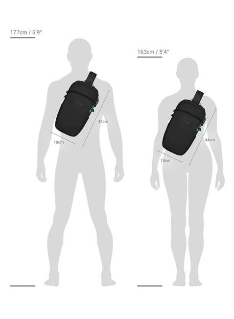 Plecak antykradzieżowy Pacsafe ECO Sling 12 - econyl canyon