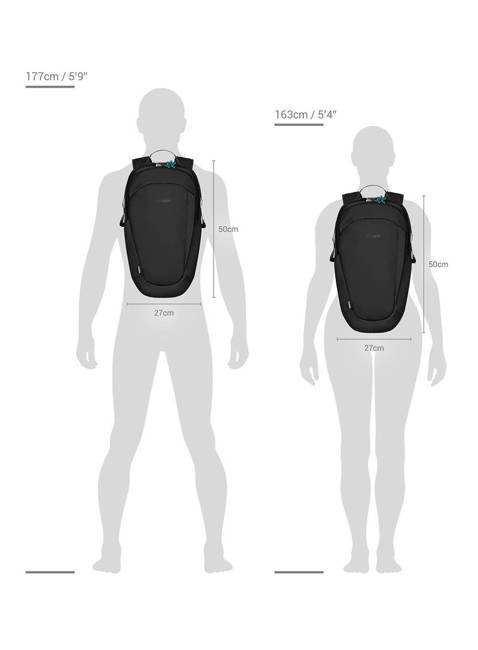 Plecak antykradzieżowy miejski Pacsafe ECO 25 - econyl tidal teal