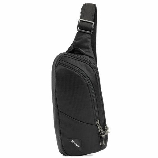 Plecak antykradzieżowy na jedno ramię Pacsafe Vibe 150 - jet black