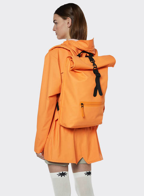 Plecak codzienny Rains Rolltop Rucksack - orange