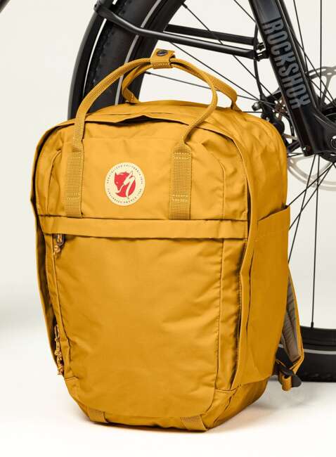 Plecak codzienny rowerowy Fjallraven S/F Cave Pack - ochre