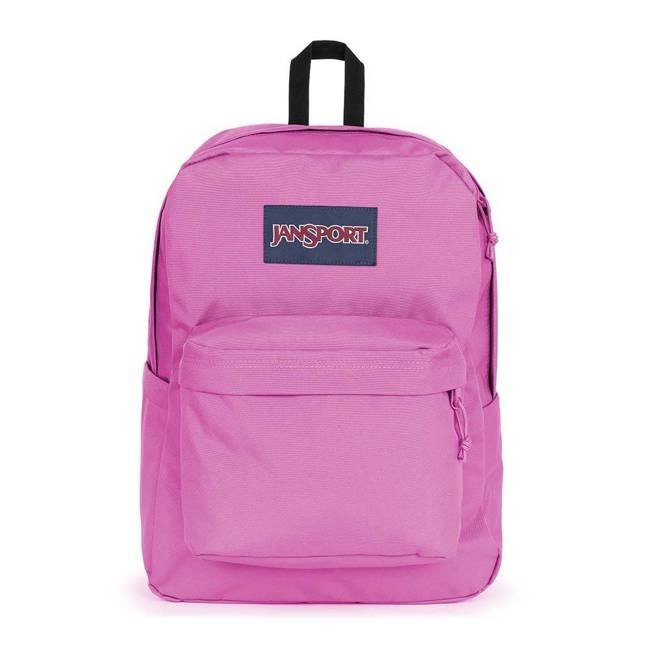 Plecak dla dziewczyny JanSport SuperBreak Plus - purple orchid