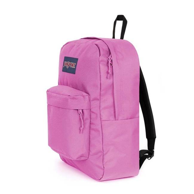 Plecak dla dziewczyny JanSport SuperBreak Plus - purple orchid